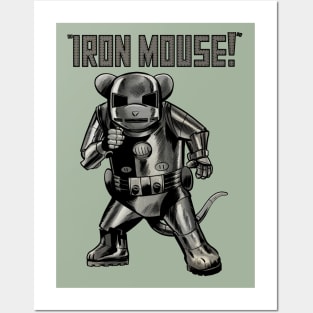 Iron Mouse - retro Posters and Art